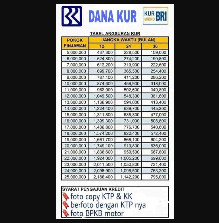 Brosur Pinjaman Bank – Gambaran