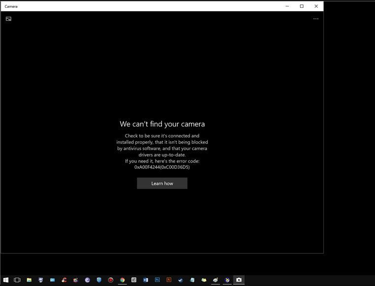 Camera app stopped working windows 10 | by ...