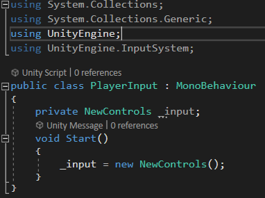 Scripting Actions (New Unity Input System) | by Heathrileyo | Aug, 2022 ...