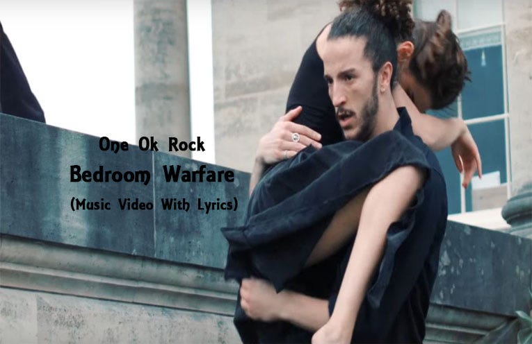 one ok rock — bedroom warfare (music video with lyrics)