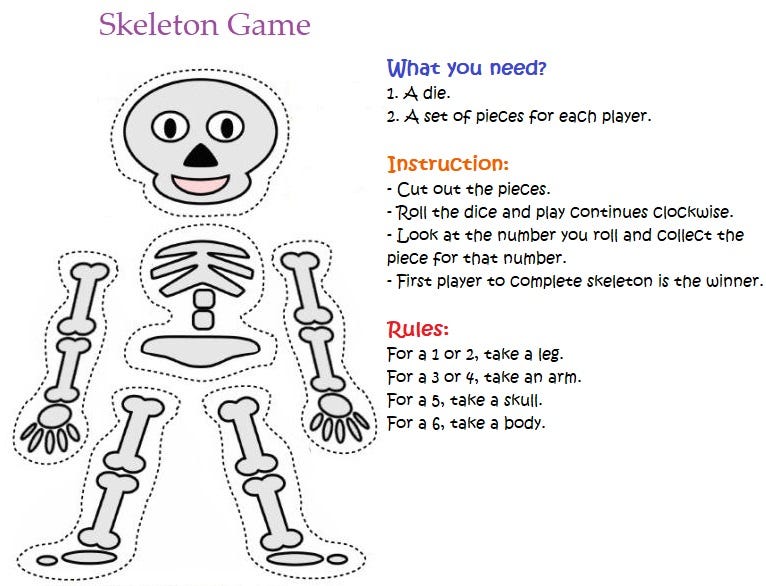 Dice Game To Learn Skeletal System By Covoji Learning Medium