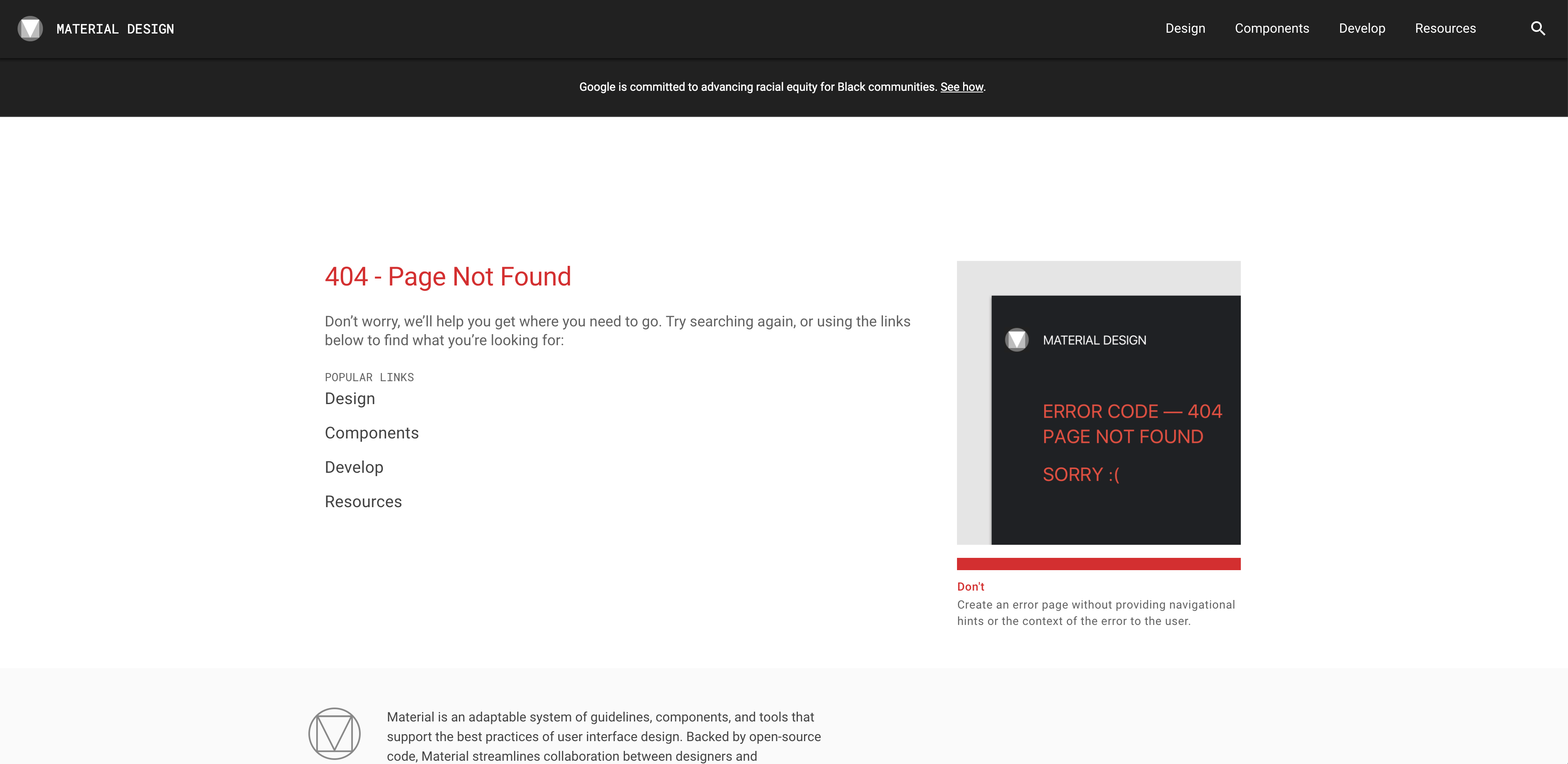 Designing error pages that actually work | by Amanda Conlon | UX Collective