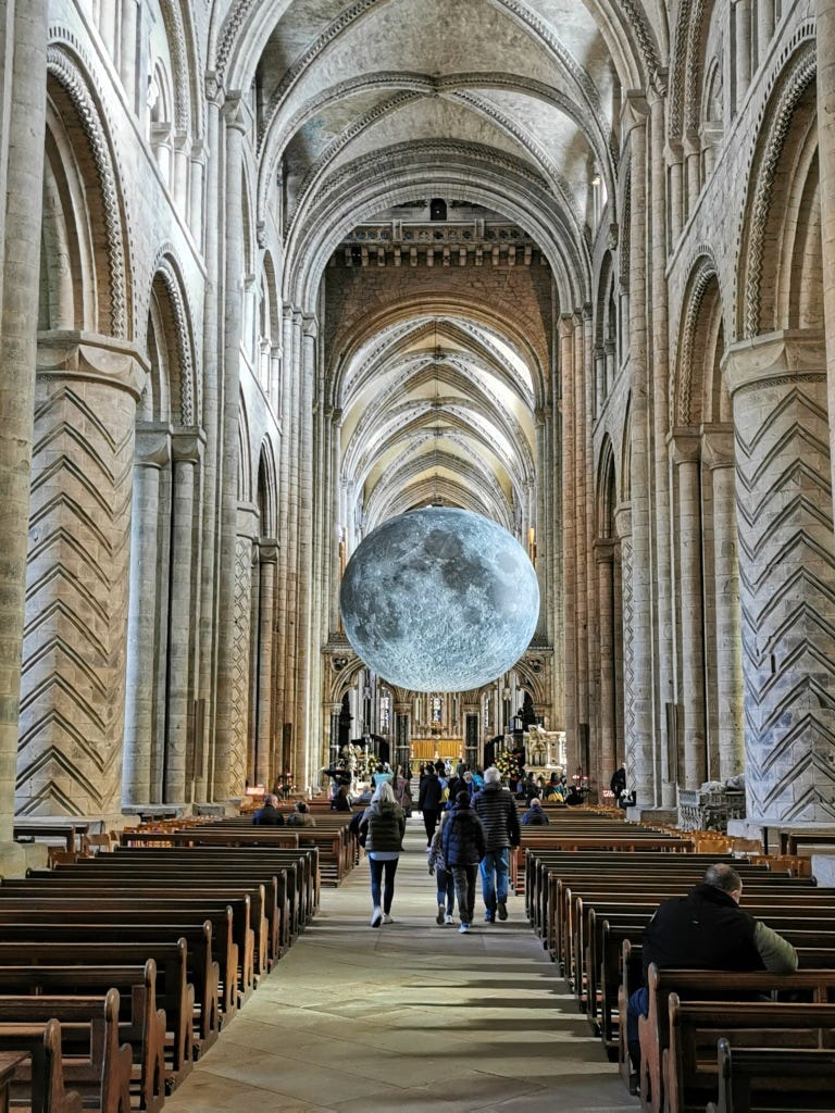 Museum Of The Moon at Durham Cathedral | by Aisling Kavannagh | Medium