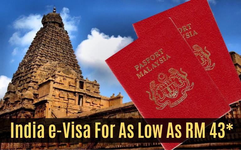 Indian visa for malaysian