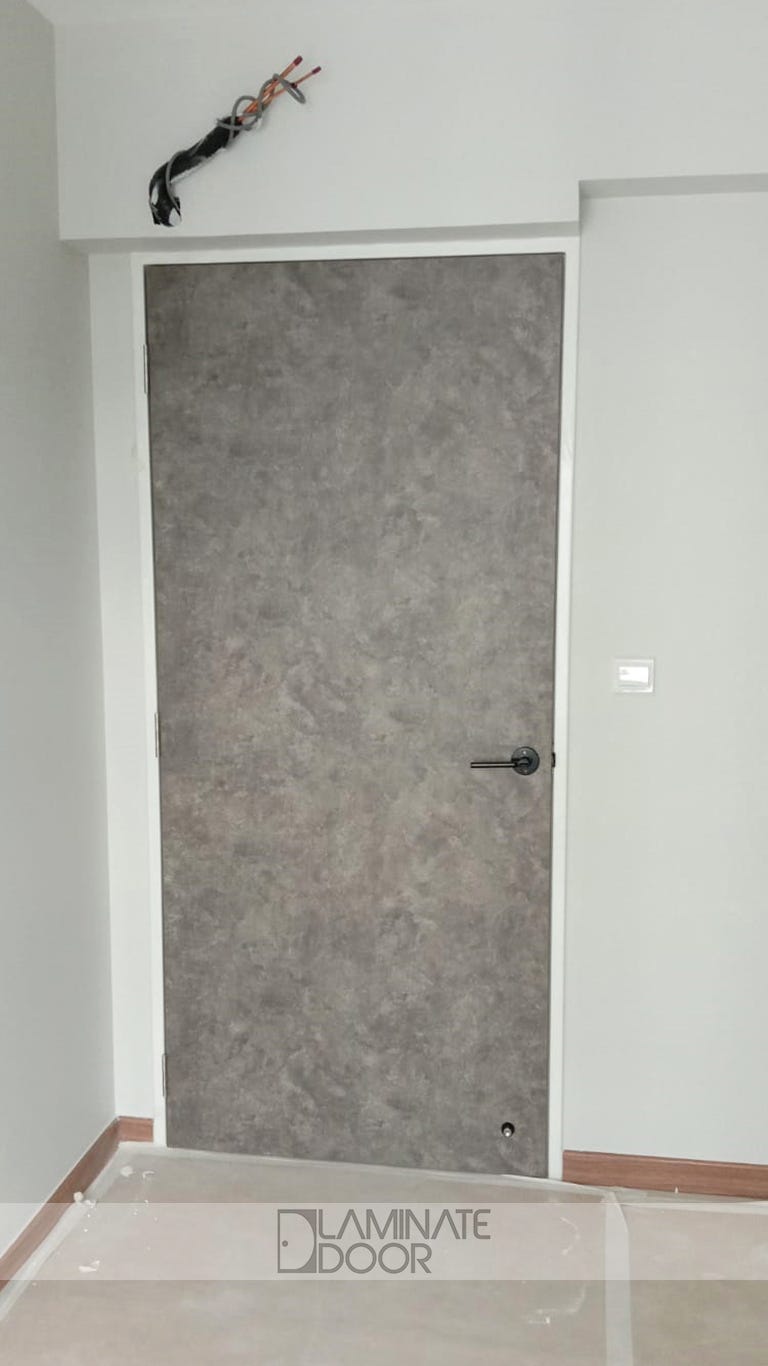 Full Solid Laminate Bedroom Door Install For Hdb At Direct Factory