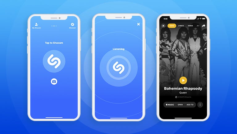 Shazam app