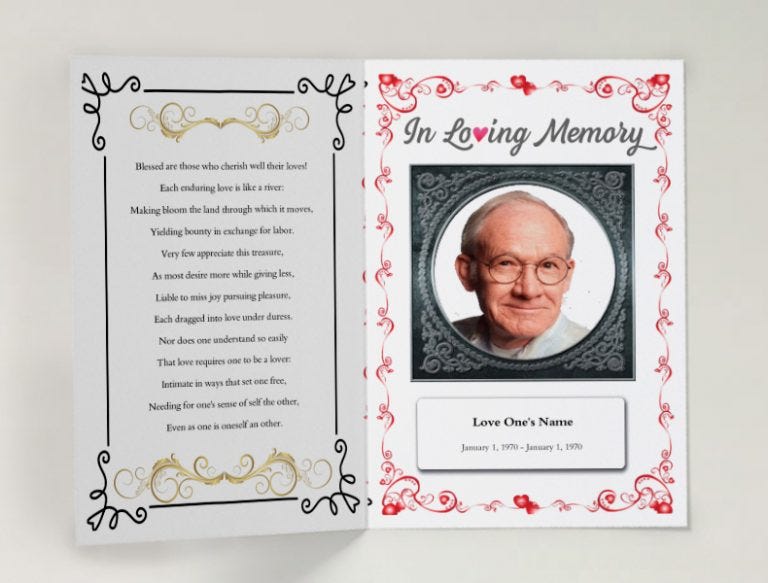 Featured image of post Funeral Invitation Template Free Obituary template for word funeral invitation card sample