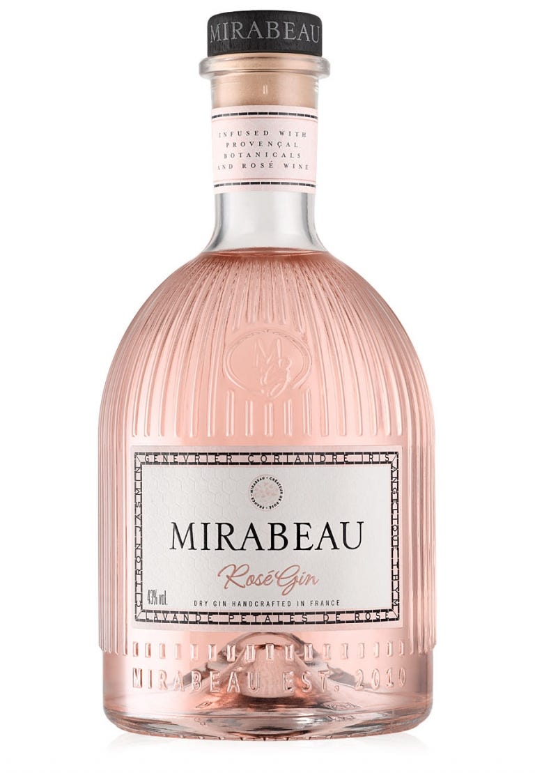 Costco 粉紅琴酒開箱 Mirabeau Rose Gin By Over Party Lab 醉佳話 研酒室 Medium