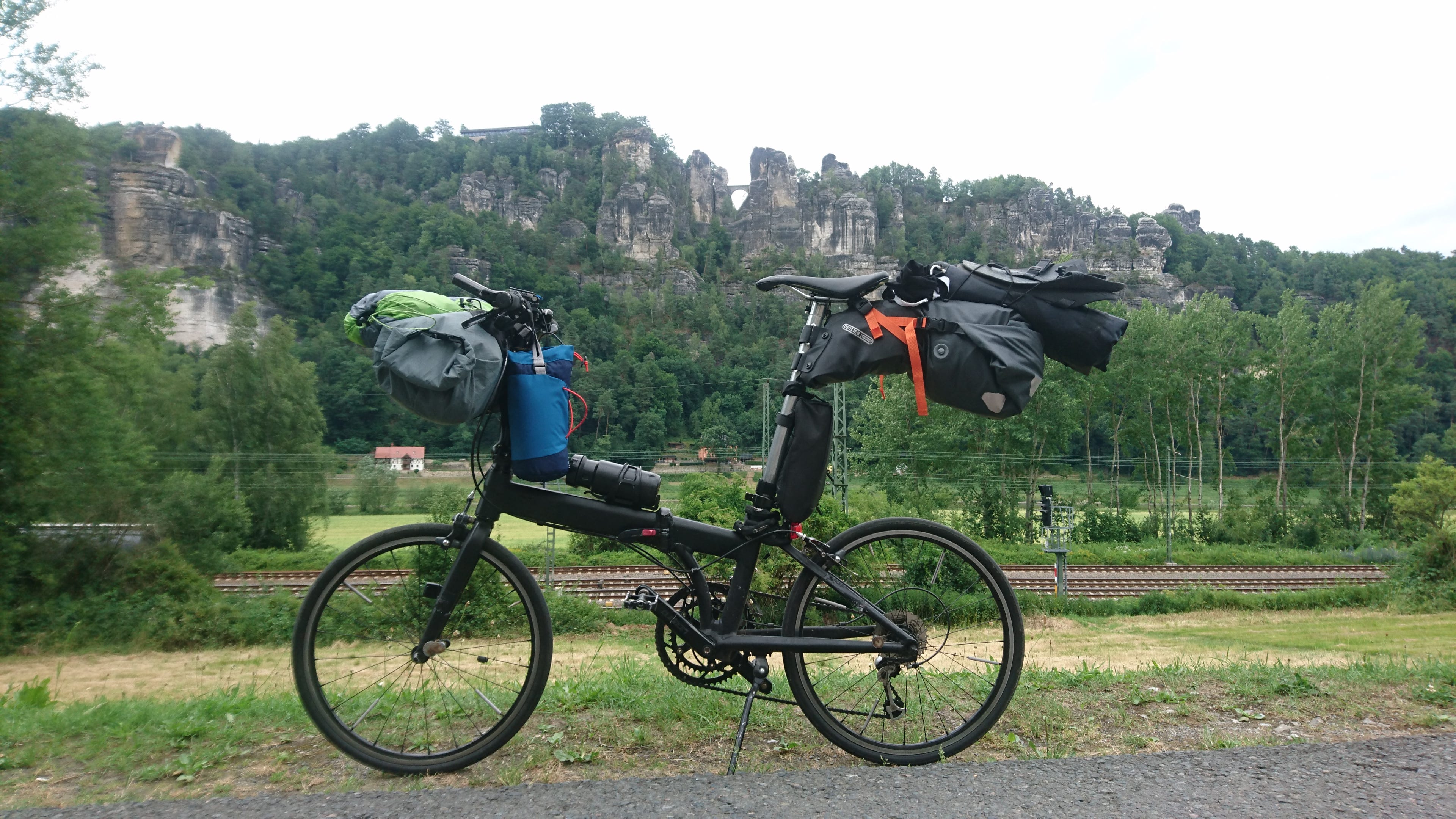 folding travel bike