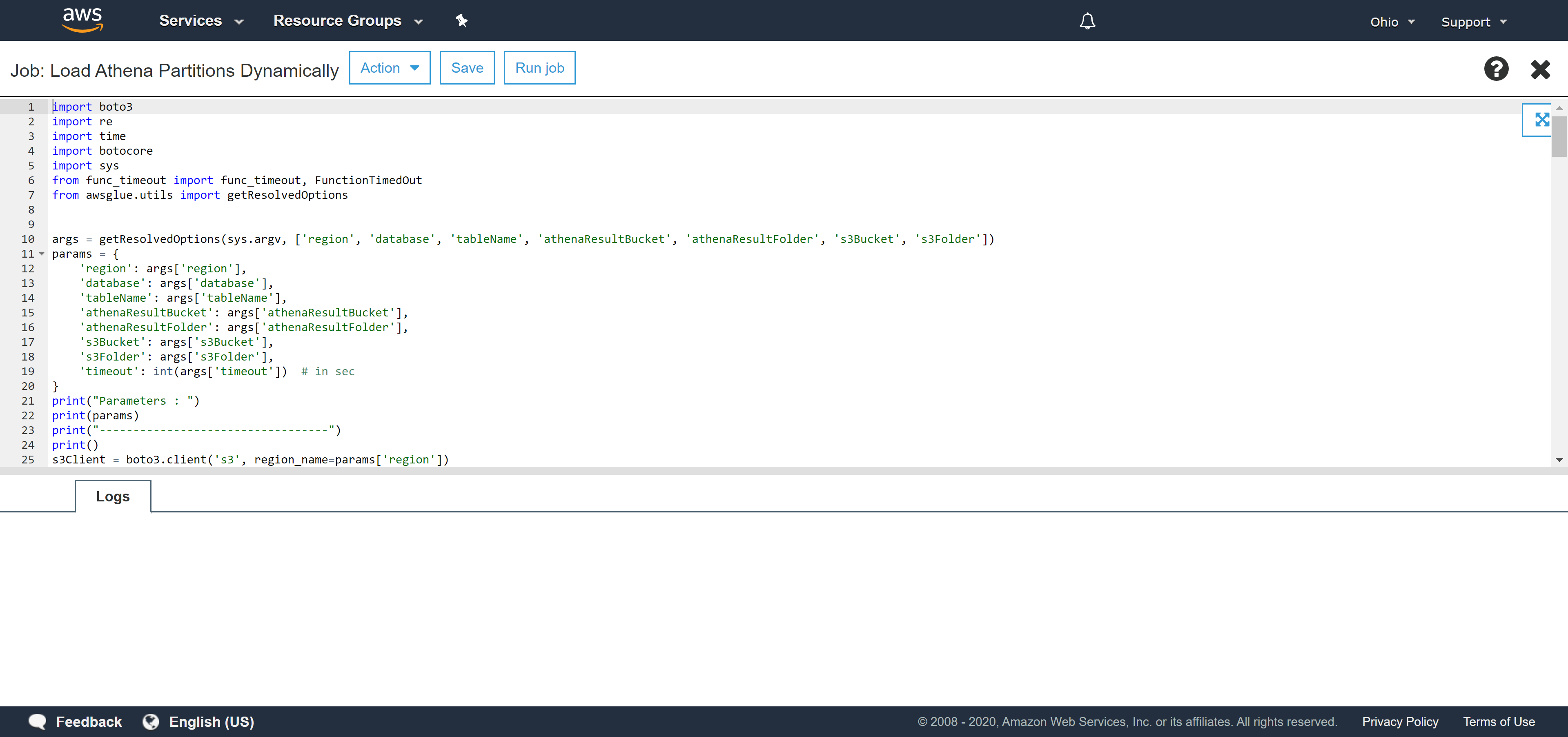Run a Spark/Scala/Python Jar/Script using AWS Glue Job (Serverless) and