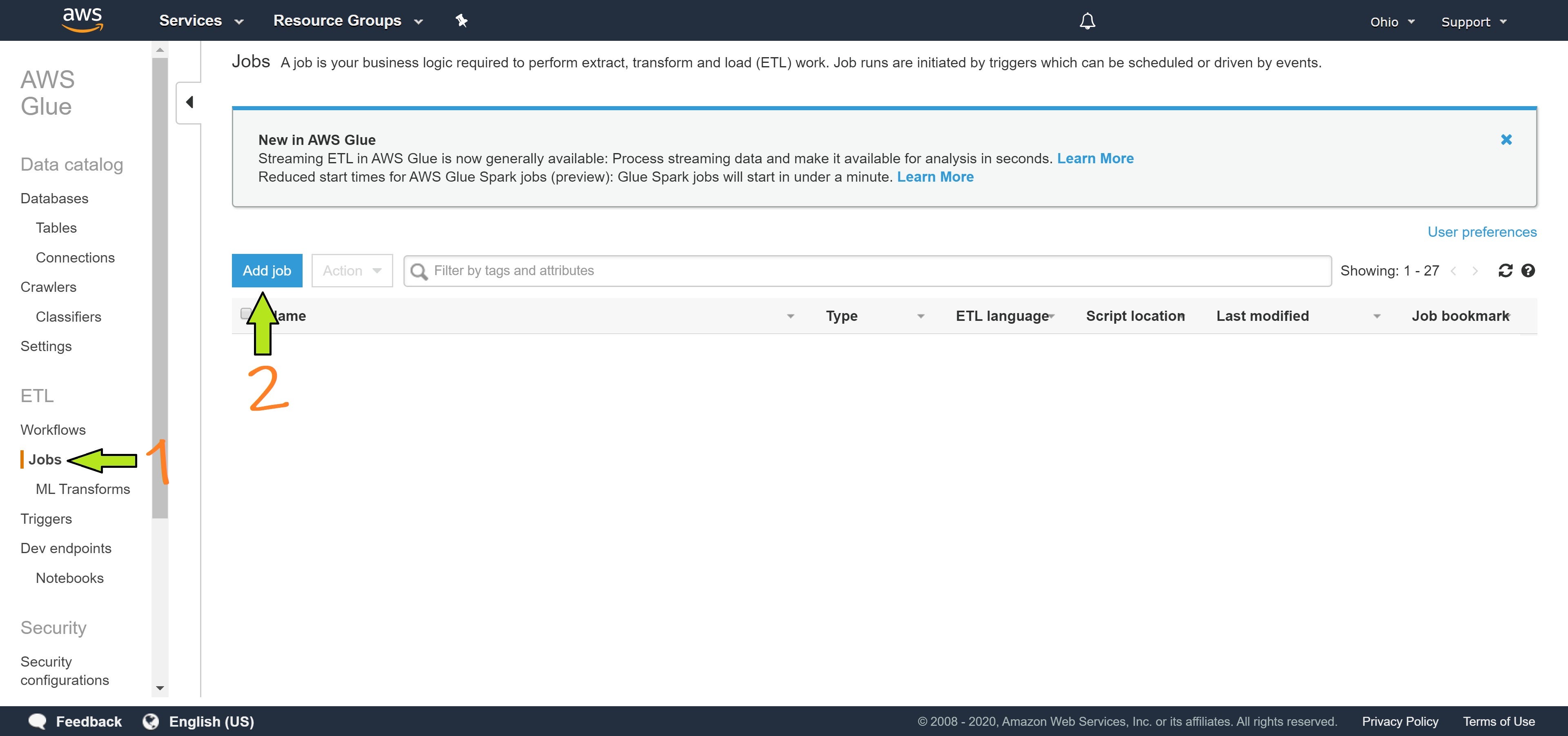 Run a Spark/Scala/Python Jar/Script using AWS Glue Job (Serverless) and