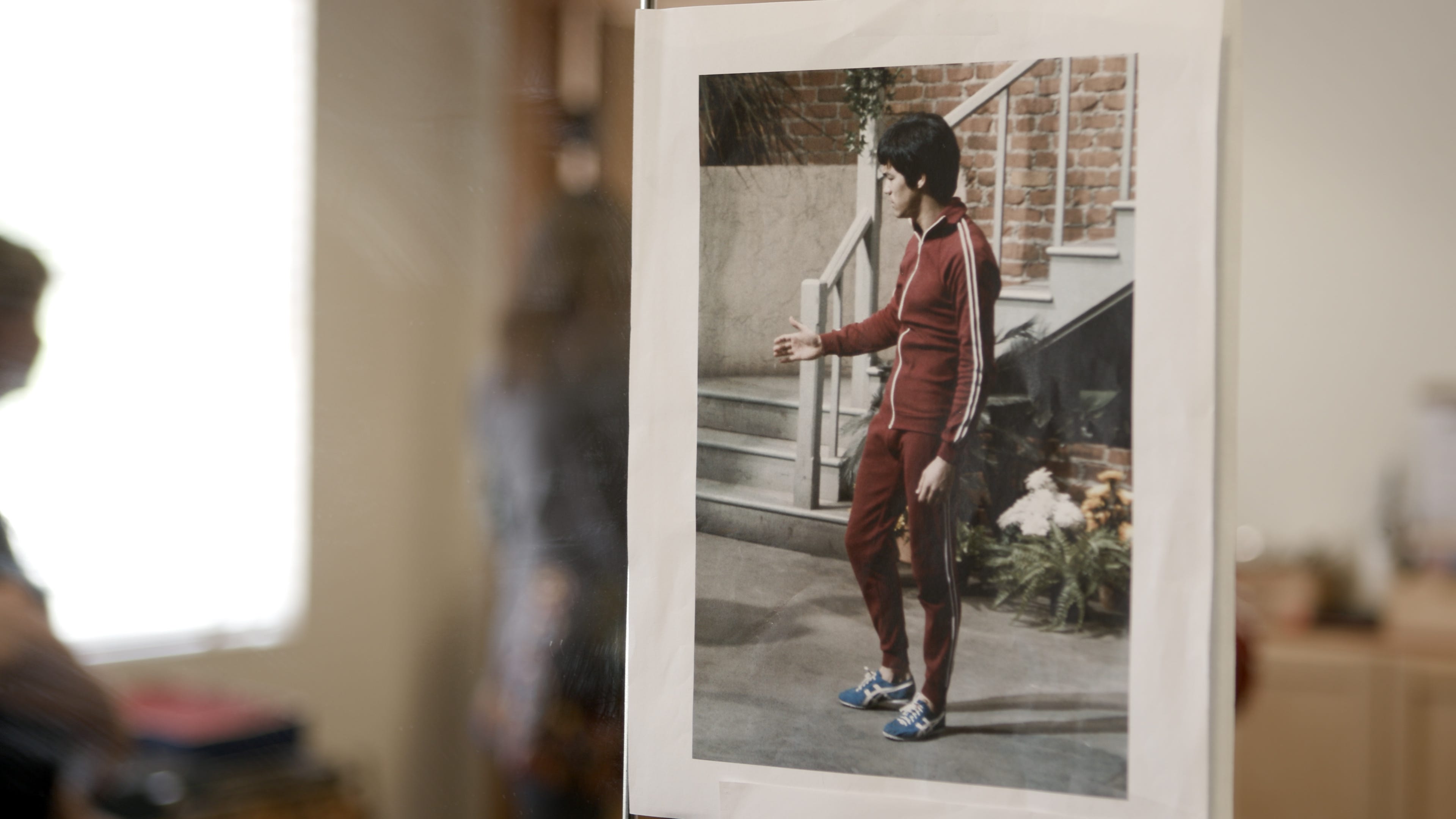 bruce lee red jumpsuit