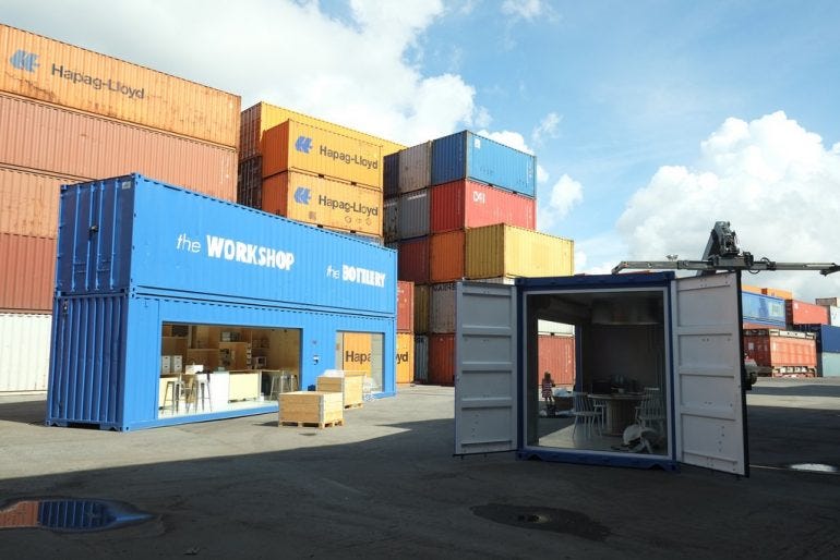 A Shipping Container Is The Perfect Mobile Workshop