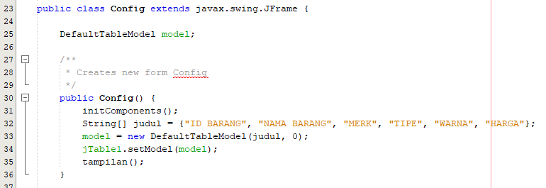 PEMROGRAMAN JAVA. Dasar Table GUI | by Kharisma Arif Al Hakim | Medium