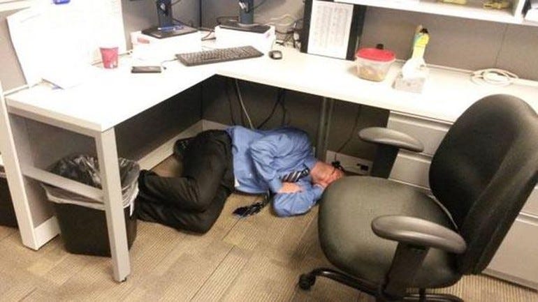 Why I Sleep Under My Table In My Office Christian D A Medium