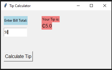 A Simple Tip Calculator Application with Tkinter (Python GUI) | by ...
