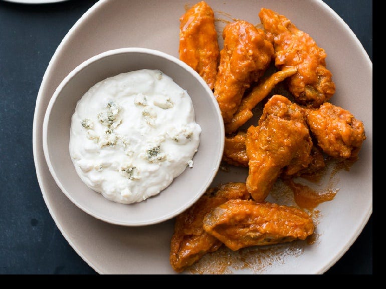 How to Make Blue Cheese Chicken Wing Dip Recipe by GoldenBraidBooks