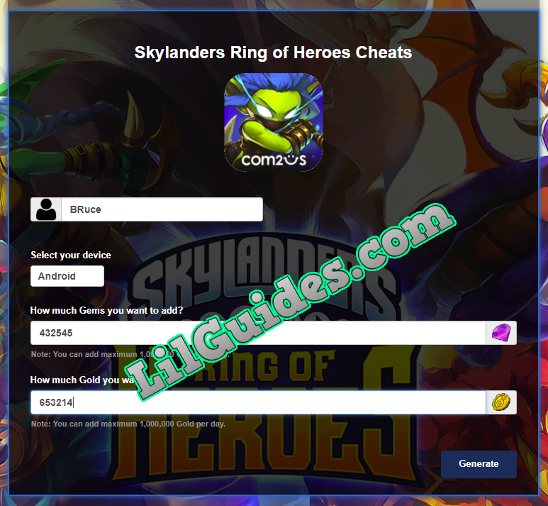 skylanders ring of heroes website