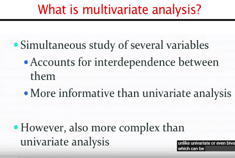 [ Archived Post ] Introduction to Multivariate Analysis by Jae Duk