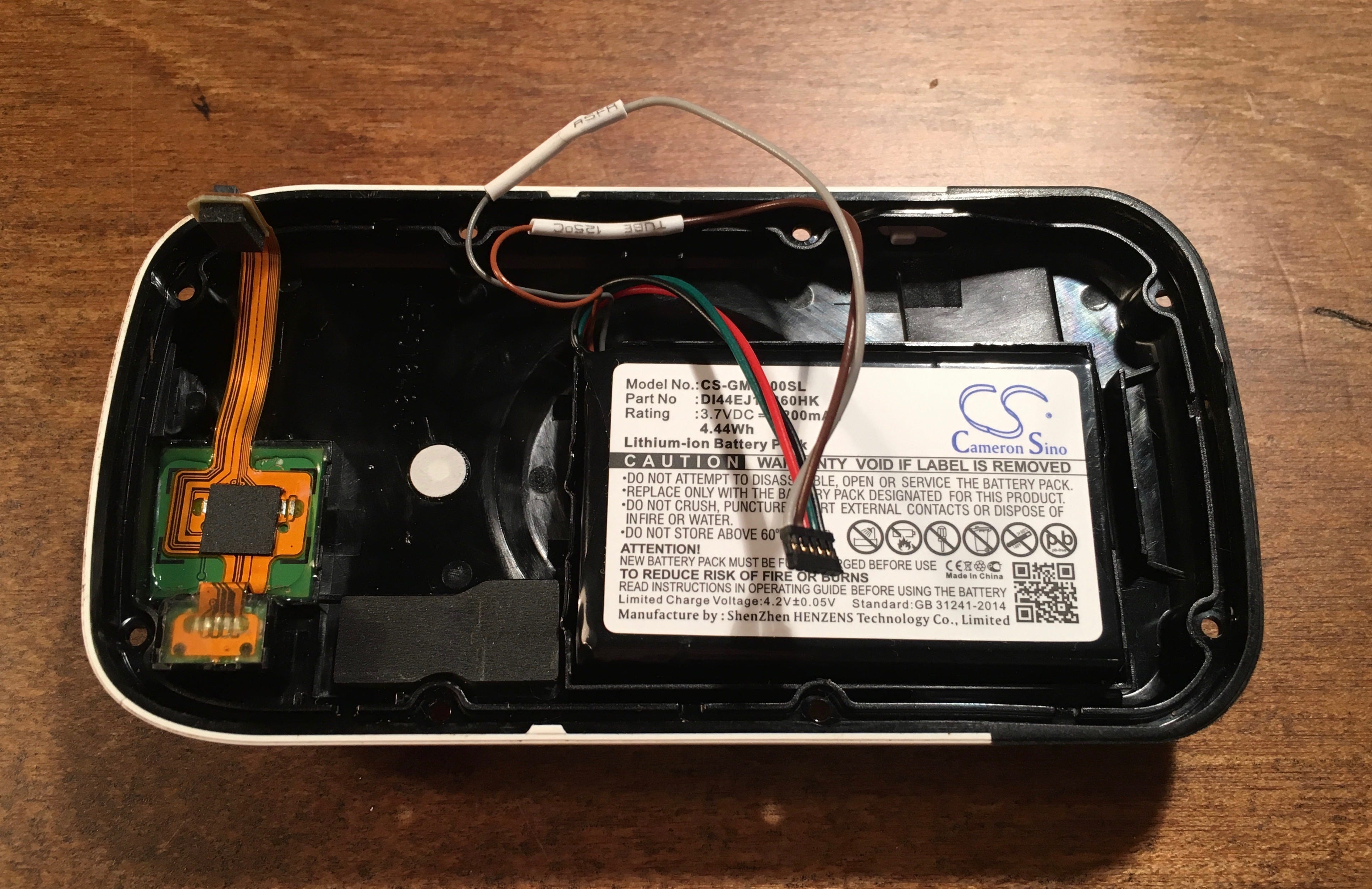 Garmin Edge 1000; Battery Replacement and Power Consumption by Martin