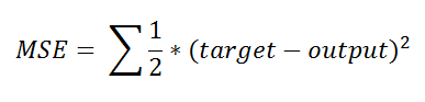 Figure 37: Finding the mean between our target output and our predicted output.