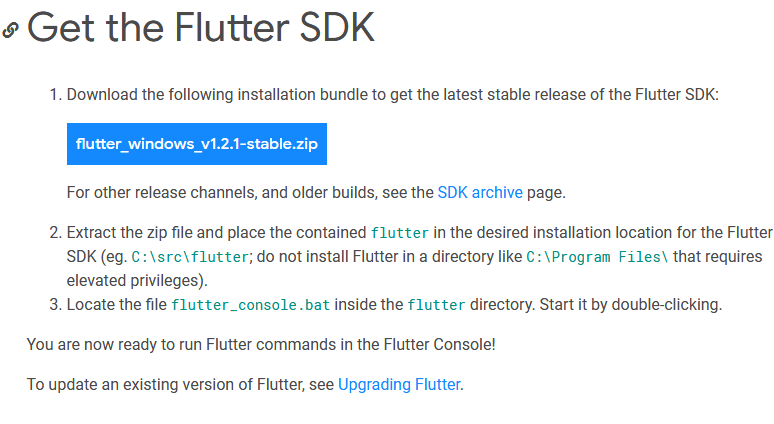 Instalación y configuración para el desarrollo de Flutter en Windows ...