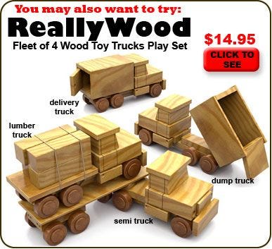 learn numbers with wooden truck toy