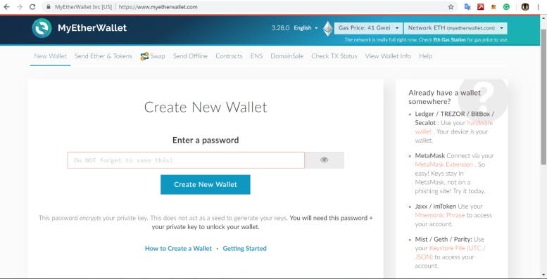 HOW TO GENERATE YOUR ETHEREUM ERC-20 WALLET ADDRESS. | by Mitoshi ...