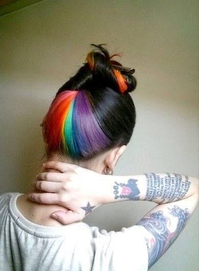Hidden Rainbow Underlights Is The Newest Hair Trend On Internet By Abhinav Saraswat Medium