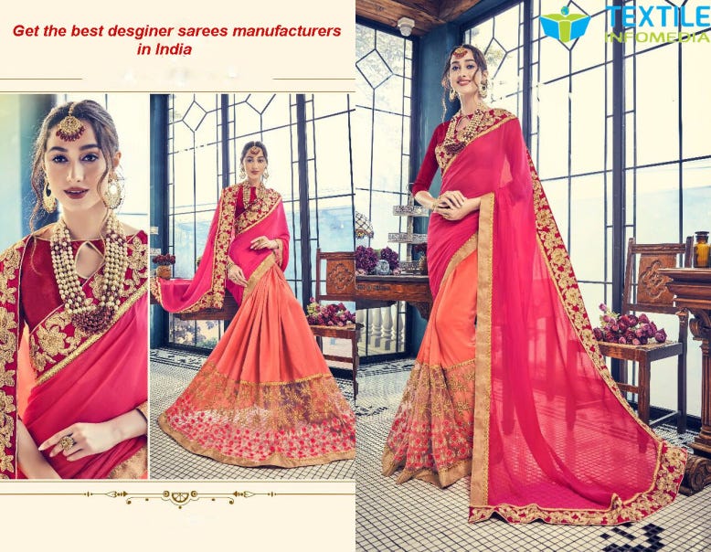 Get The Best Designer Sarees Manufacturers In India