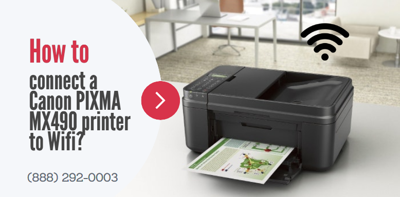 How to connect a Canon PIXMA MX490 printer to Wifi? | by Printer