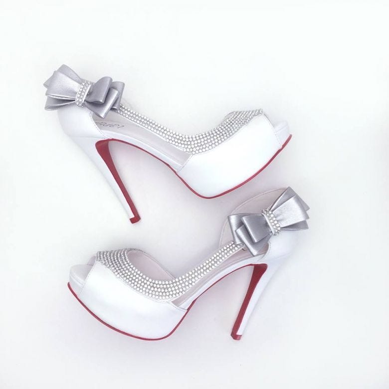 sapato de noiva princesa