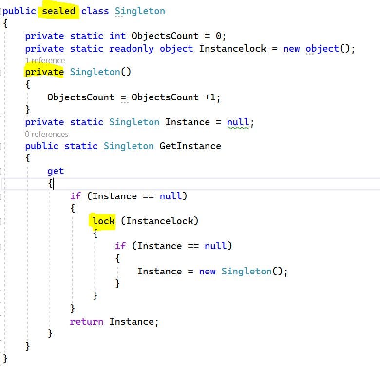 𝐈𝐦𝐩𝐥𝐞𝐦𝐞𝐧𝐭𝐚𝐭𝐢𝐨𝐧 𝐨𝐟 𝐒𝐢𝐧𝐠𝐥𝐞𝐭𝐨𝐧 𝐂𝐥𝐚𝐬𝐬 𝐢𝐧 𝐂 (𝐓𝐡𝐫𝐞𝐚𝐝 𝐒𝐚𝐟𝐞) by Muhammad