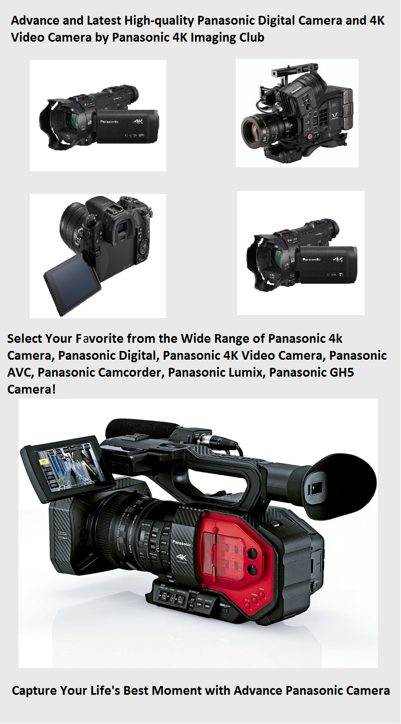 panasonic 4k ultra hd video camera