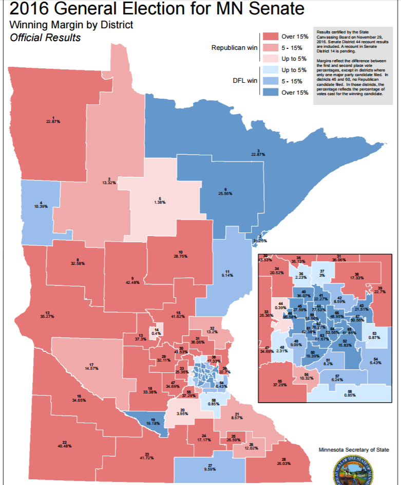 minnesota legislative district map Getting Specific About Downballot Elections The Minnesota State minnesota legislative district map
