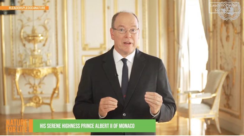 HH Prince Albert II of Monaco, UN Leaders Pledge to Nature