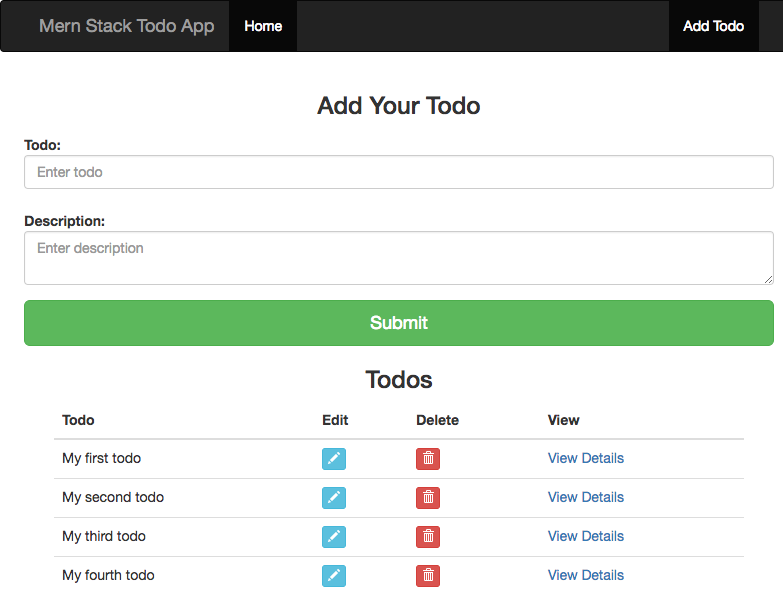 Mern Stack Crud App Using create-react-app & React Redux Part 2. | by Bipin  Swarnkar | Medium