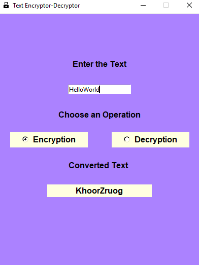 Python Based Gui Application To Encrypt And Decrypt Text Using Caesar Cipher Rohit Shubankar Analytics Vidhya Medium