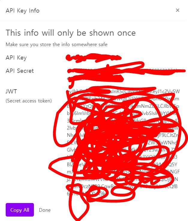 Pinata IPFS Key 가져오기 KlayGachaMachine Docs