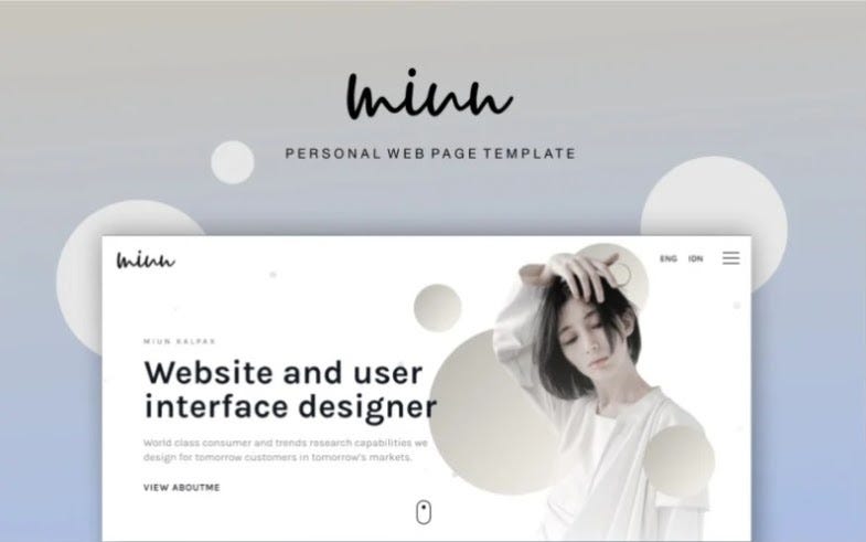 Top 6 Web Developer Portfolio Templates To Step Out Of The Comfort Zone By Lana Miro Javarevisited Medium