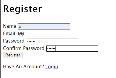 Step1 : Register the user