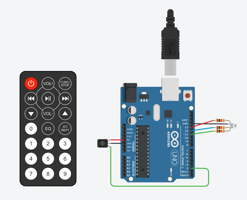 IR Remote to control RGB led light | by Shiva Kiran | Medium