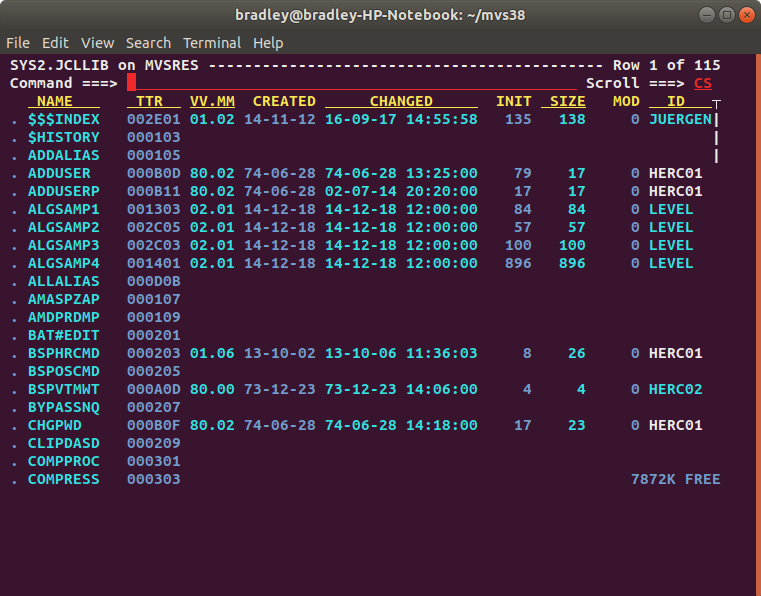 Run your own mainframe using Hercules mainframe emulator and MVS 3.8j