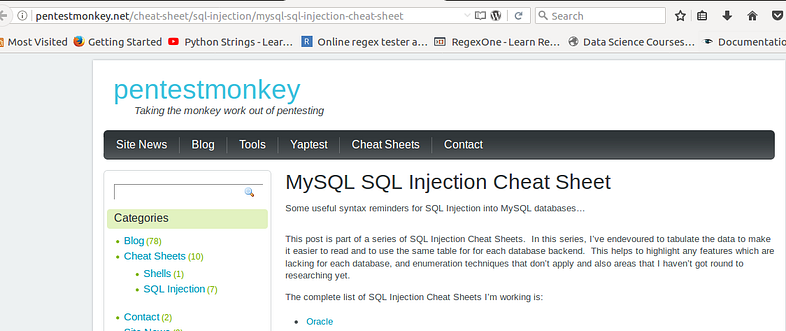 In band Sql Injection Walk through (part 1) | by Saqib Shabbir | Medium