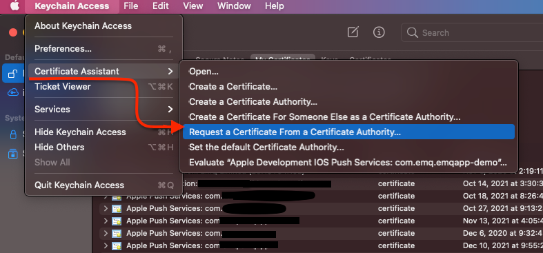 How to generate iOS APNs certificate in macOS Big Sur? | by Sunil Targe |  Medium