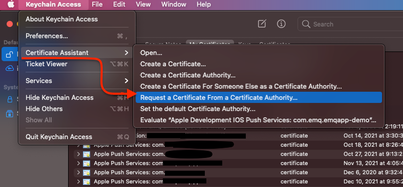 mac keychain access certificate assistant mac keychain access certificate assistant