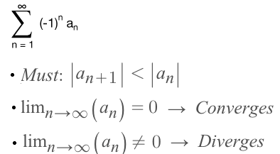 Convergence Tests. Here lists common Convergence Tests and… | by ...