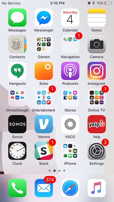 How The Iphone X Made Me Reconsider My App Icon Arrangement From A Ux Perspective By Danny E Prototypr