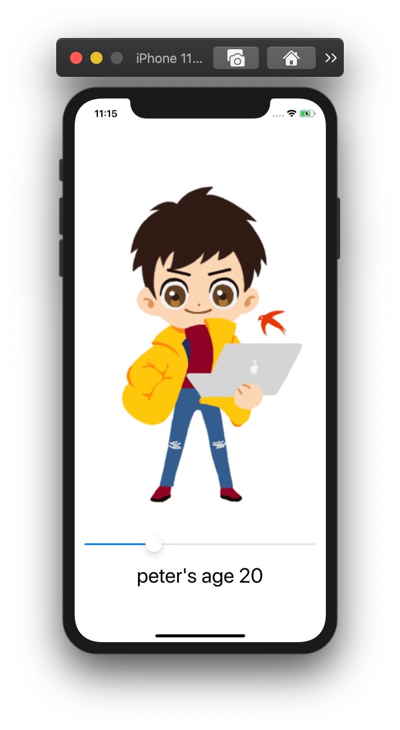 設定ios App Slider 的移動距離 Ios App 的slider 預設是連續滑動的 比方slider By 彼得潘的ios App Neverland 彼得潘的swift Ios App 開發問題解答集