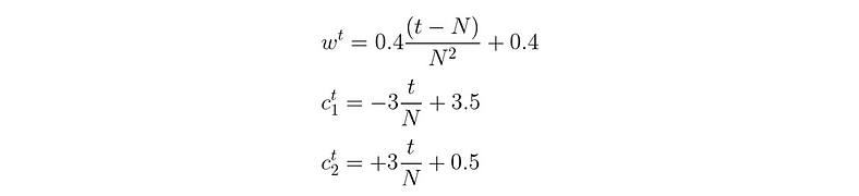 Auto hyperparameters parameters Particle Swarm Optimization (PSO)